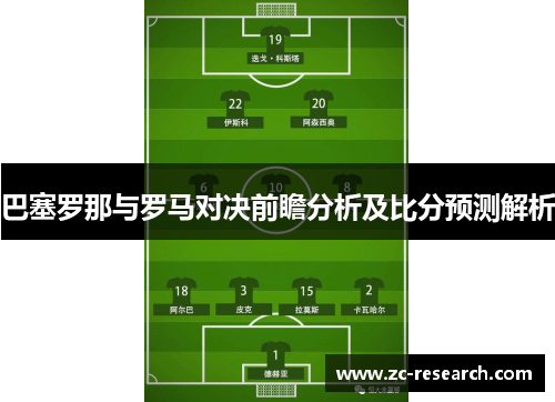 巴塞罗那与罗马对决前瞻分析及比分预测解析